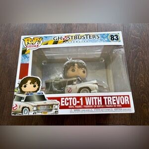 Funko Pop Rides #83 ECTO-1 W/TREVOR from Ghostbusters Afterlite